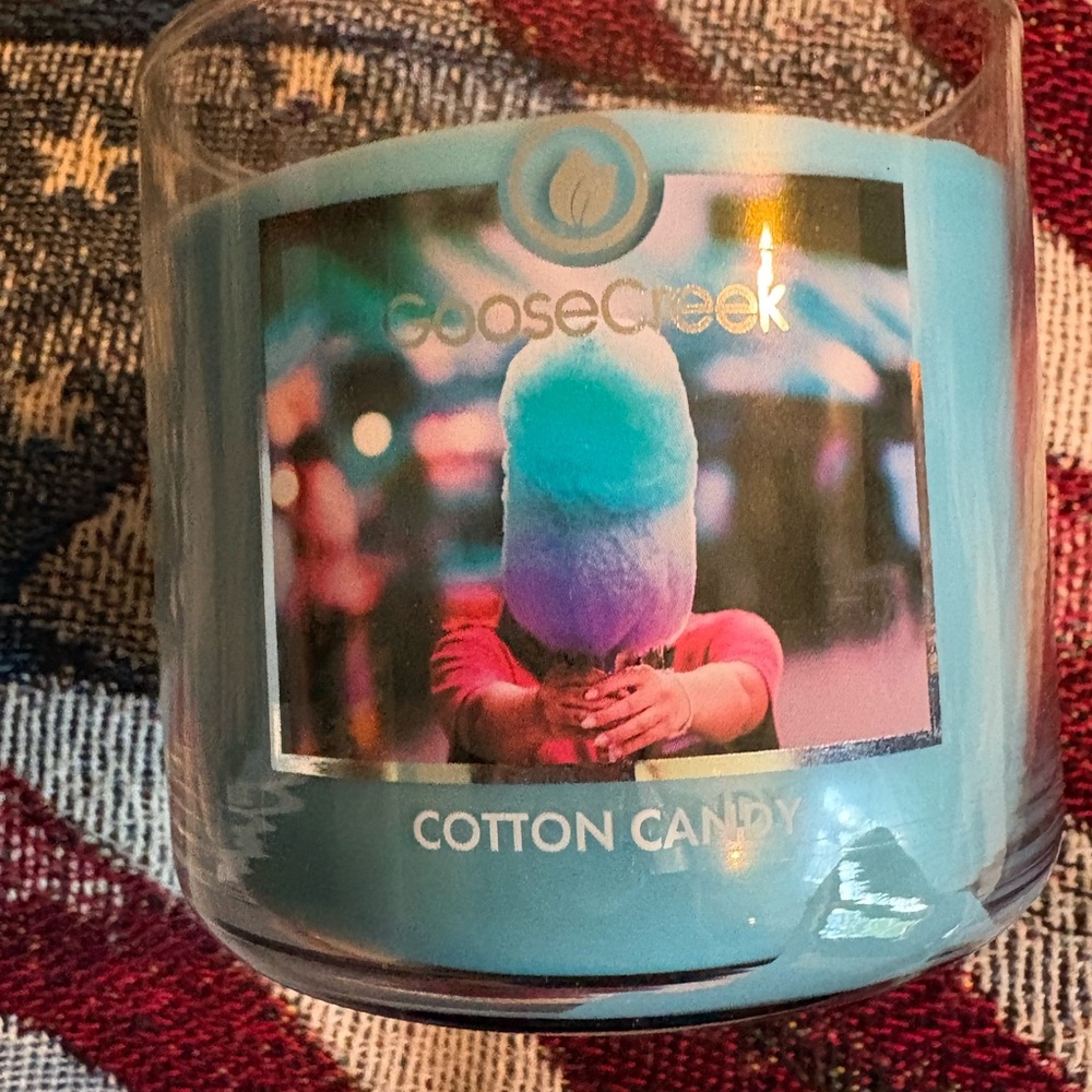 Cotton Candy Blue Candle